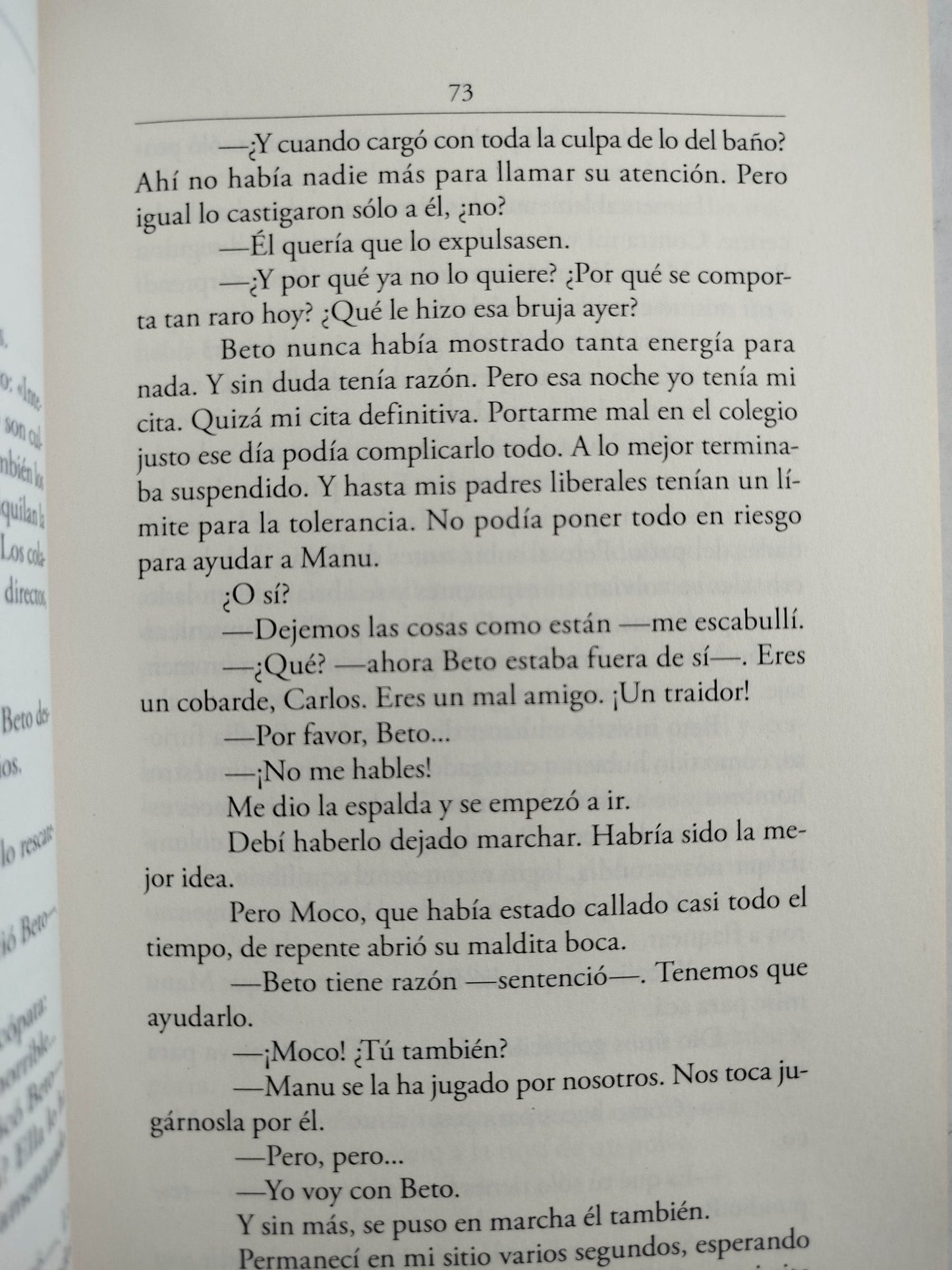 La noche de los afileres by Santiago Roncagliolo