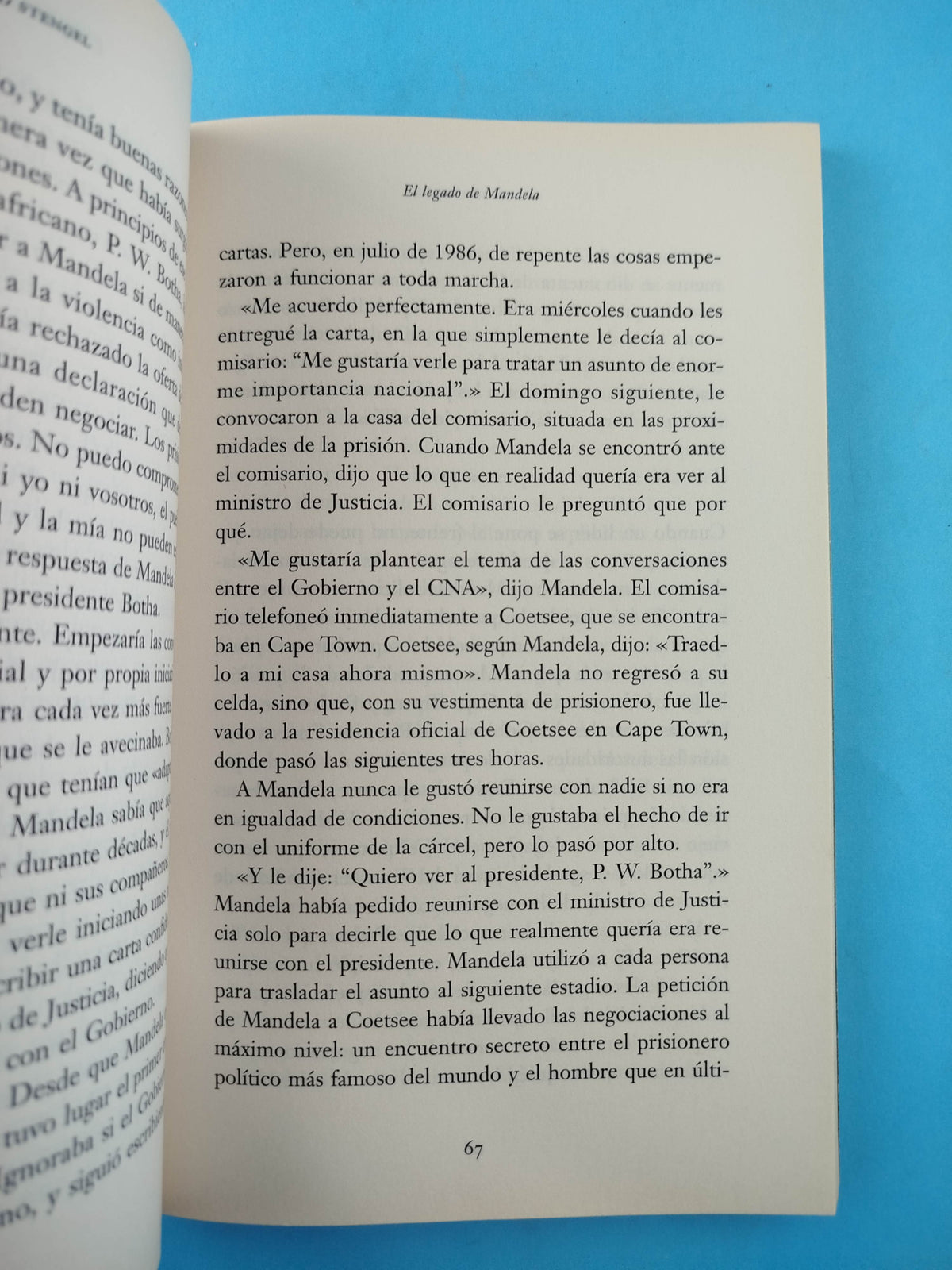 El Legado de Mandela 15 enseñanzas sobre la vida, el amor y el valor. 3a Ed. by Richard Stengel