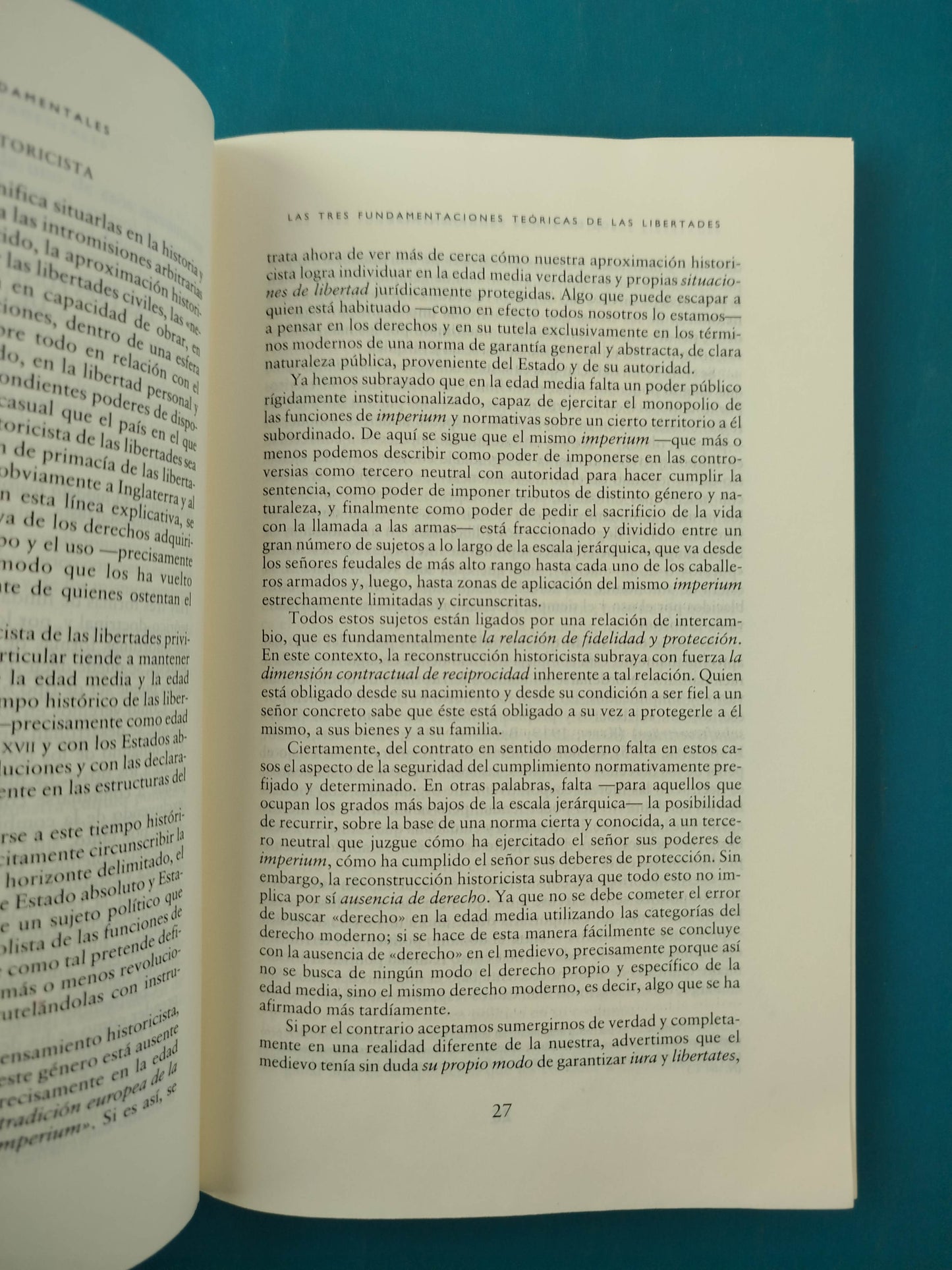 Los derechos fundamentales: apuntes de historia de las constituciones