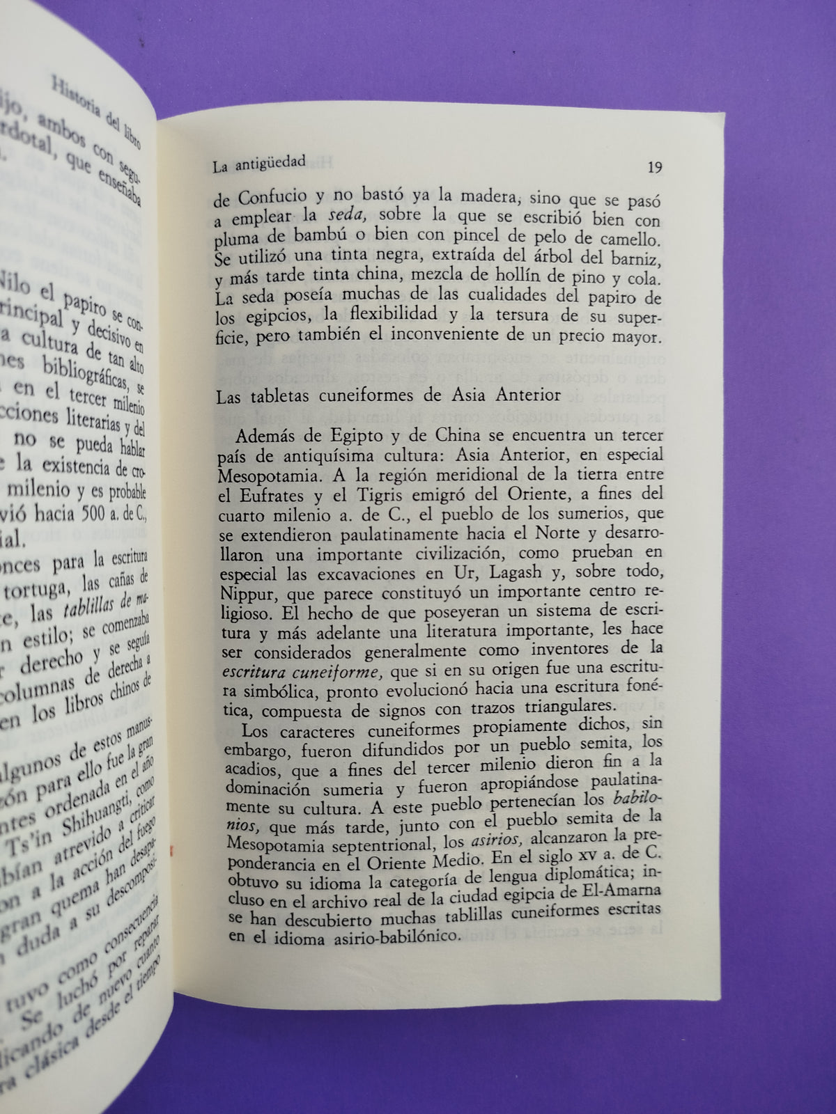 Historia Del Libro by Svend Dahl