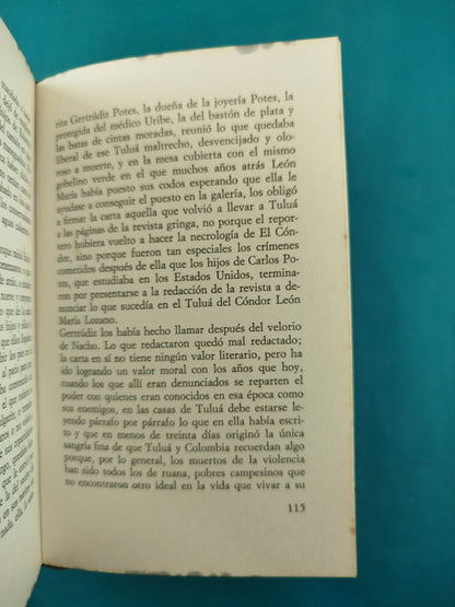 Cóndores no entierran todos los días