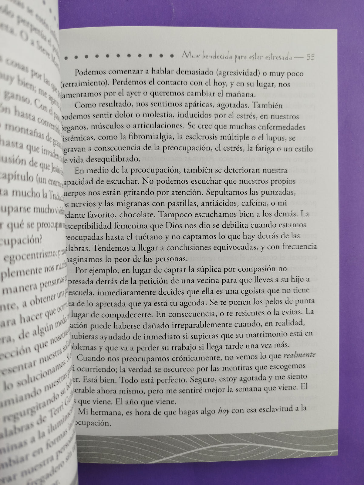 Muy bendecida para estar estresada by Debora M Coty