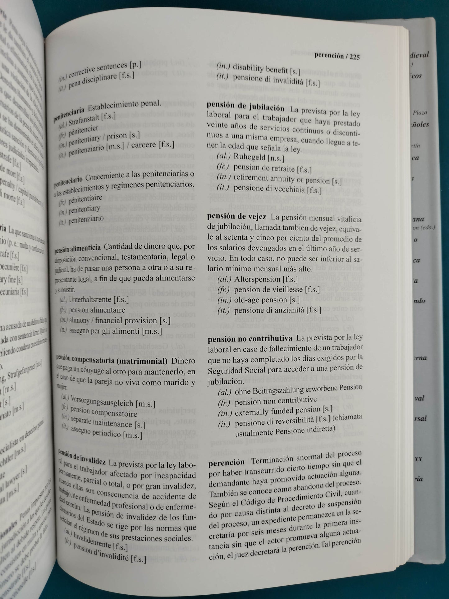 Glosario multilingüe de términos jurídicos y económicos
