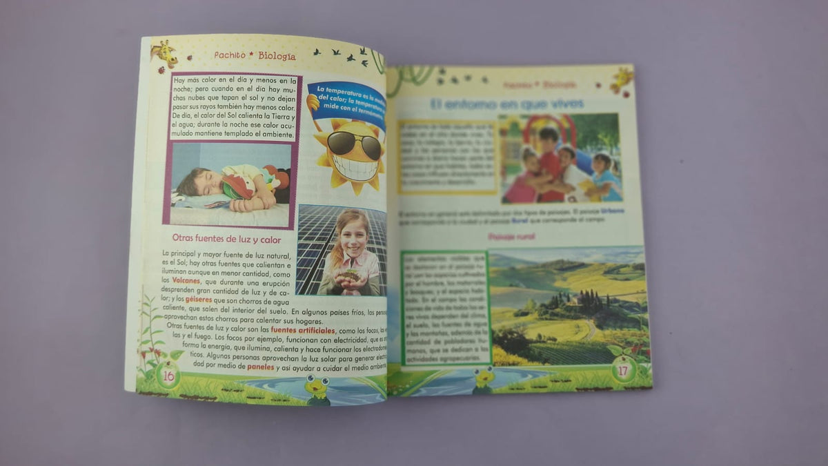 Pachito biología ciencias naturales para niños 3 a 10 años by Varios