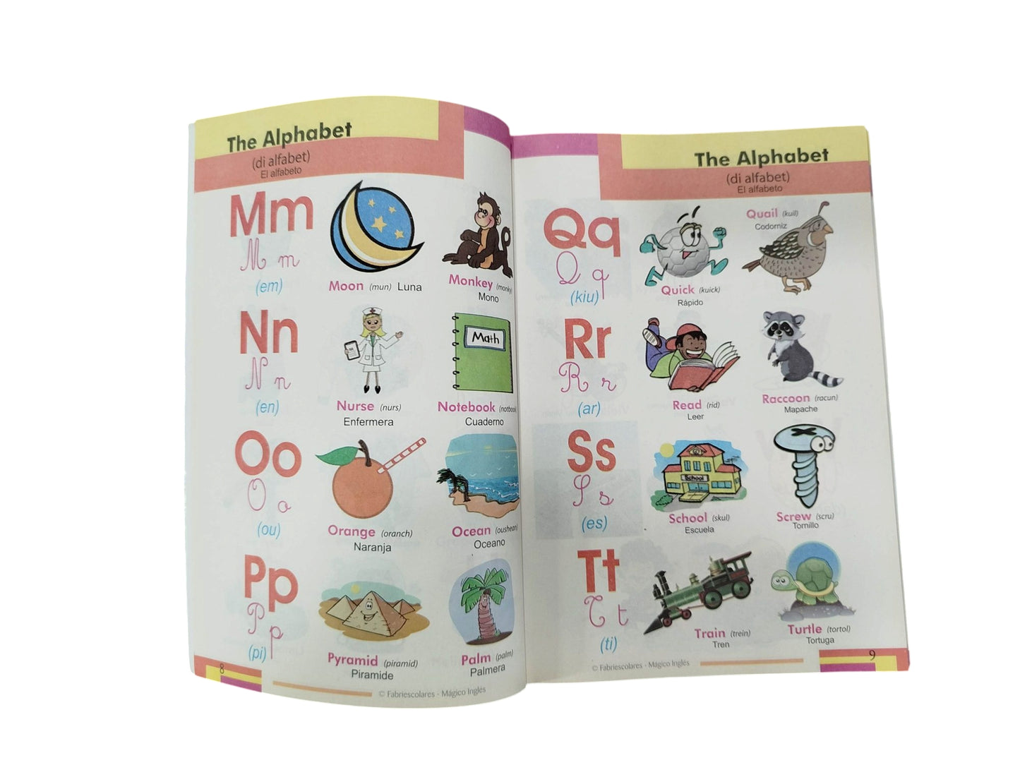 Mágico inglés aprendizaje bilingüe lectura y escritura