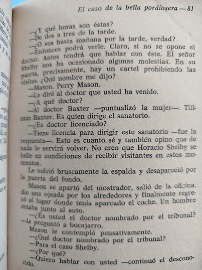 El Caso De La Bella Pordiosera by Erle Stanley Gardner
