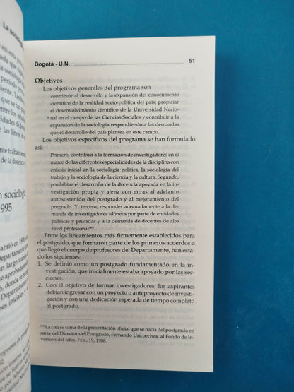La Sociologia En Colombia