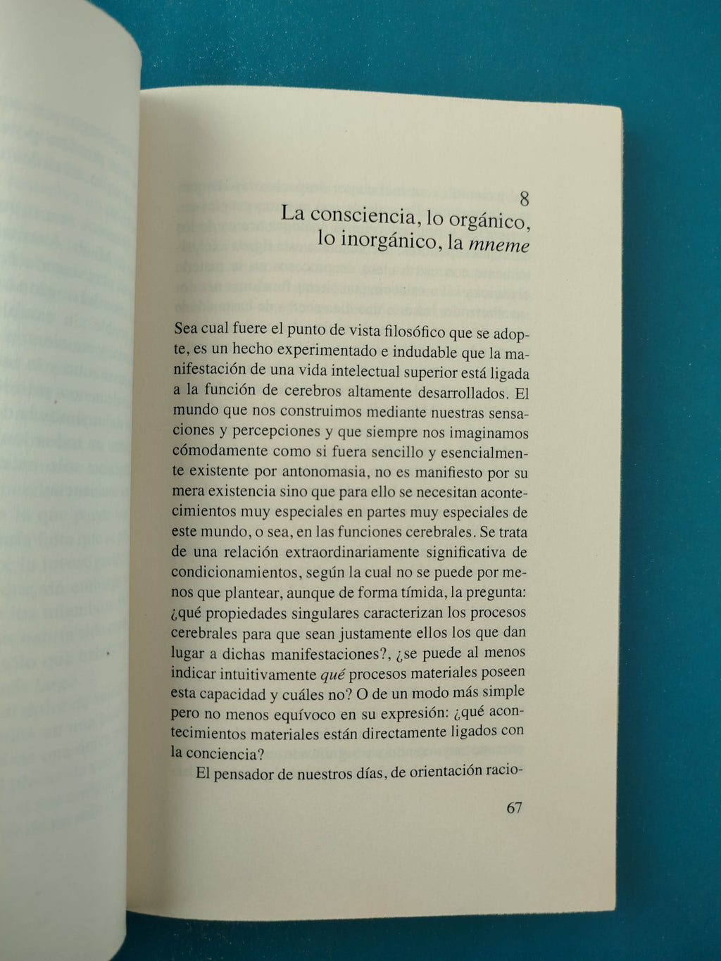 Mi concepción del mundo by Erwin Schrodinger