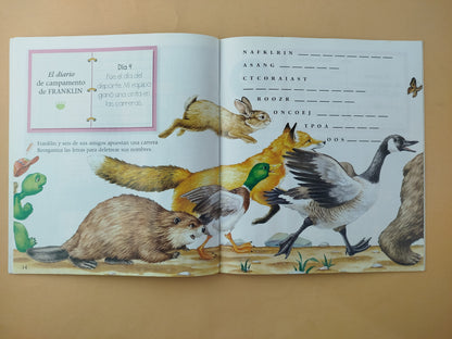 Franklin va al campamento by Paulette Bourgeois