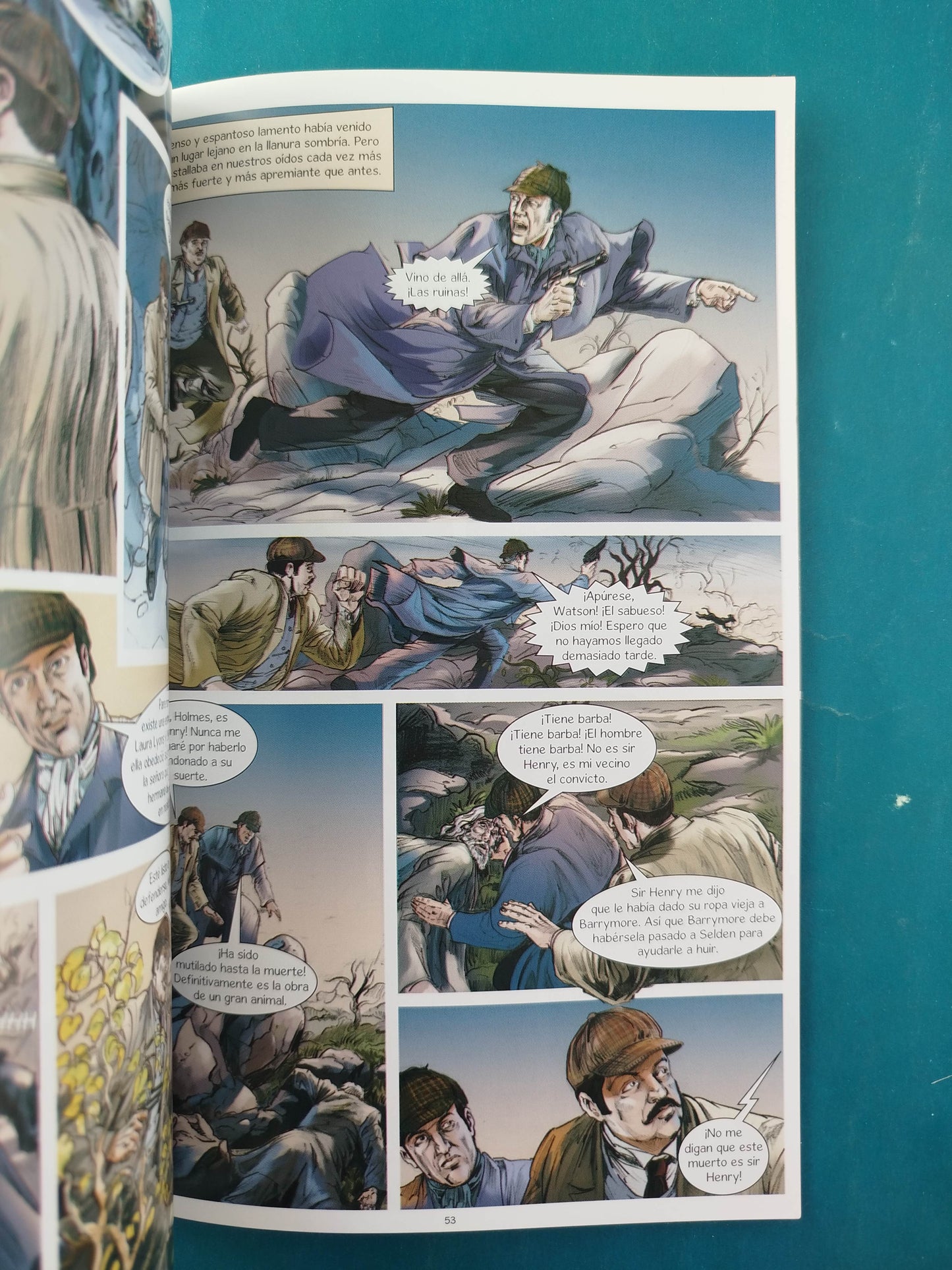 El sabueso de los Baskerville novela gráfica