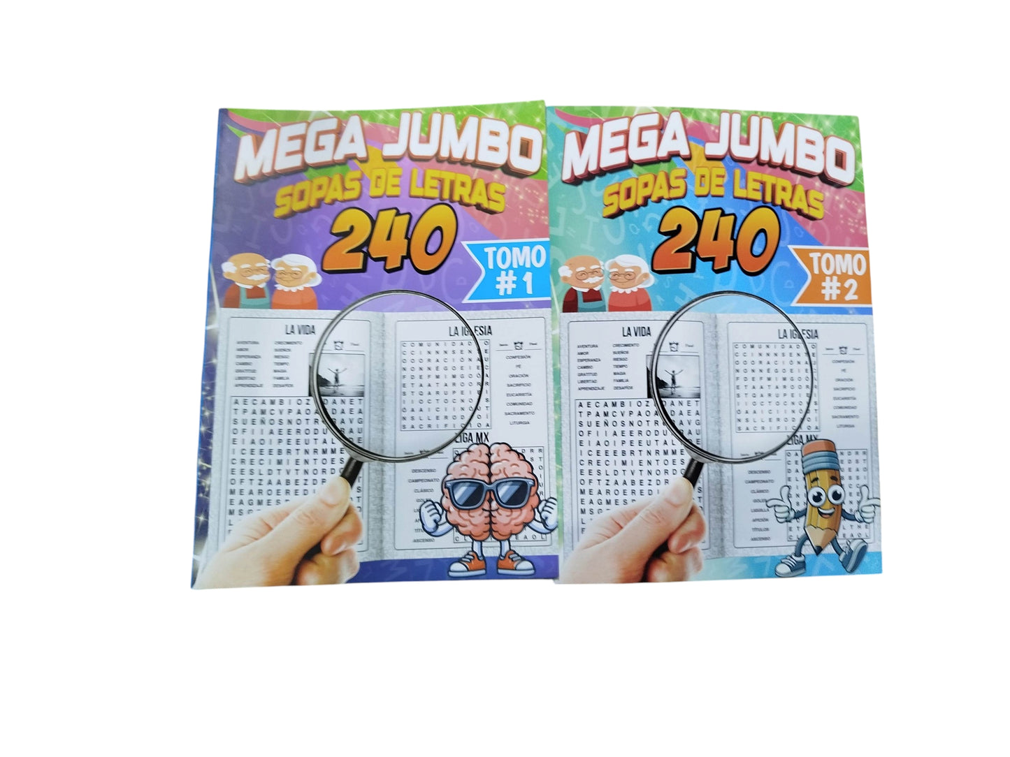 Sopas de letras gigante 240 paginas surtidas