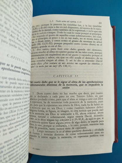 San Juan de la cruz doctor de la iglesia obras completas tapa dura undécima edición