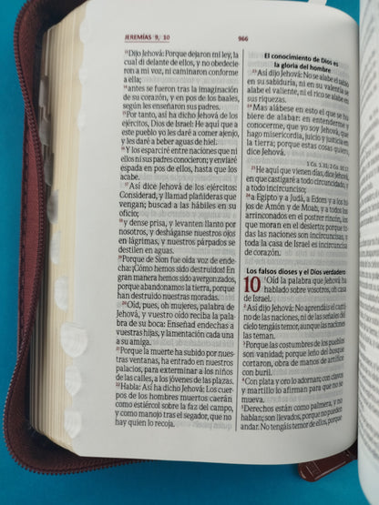 Biblia rvr 025 Vinotinto con índice