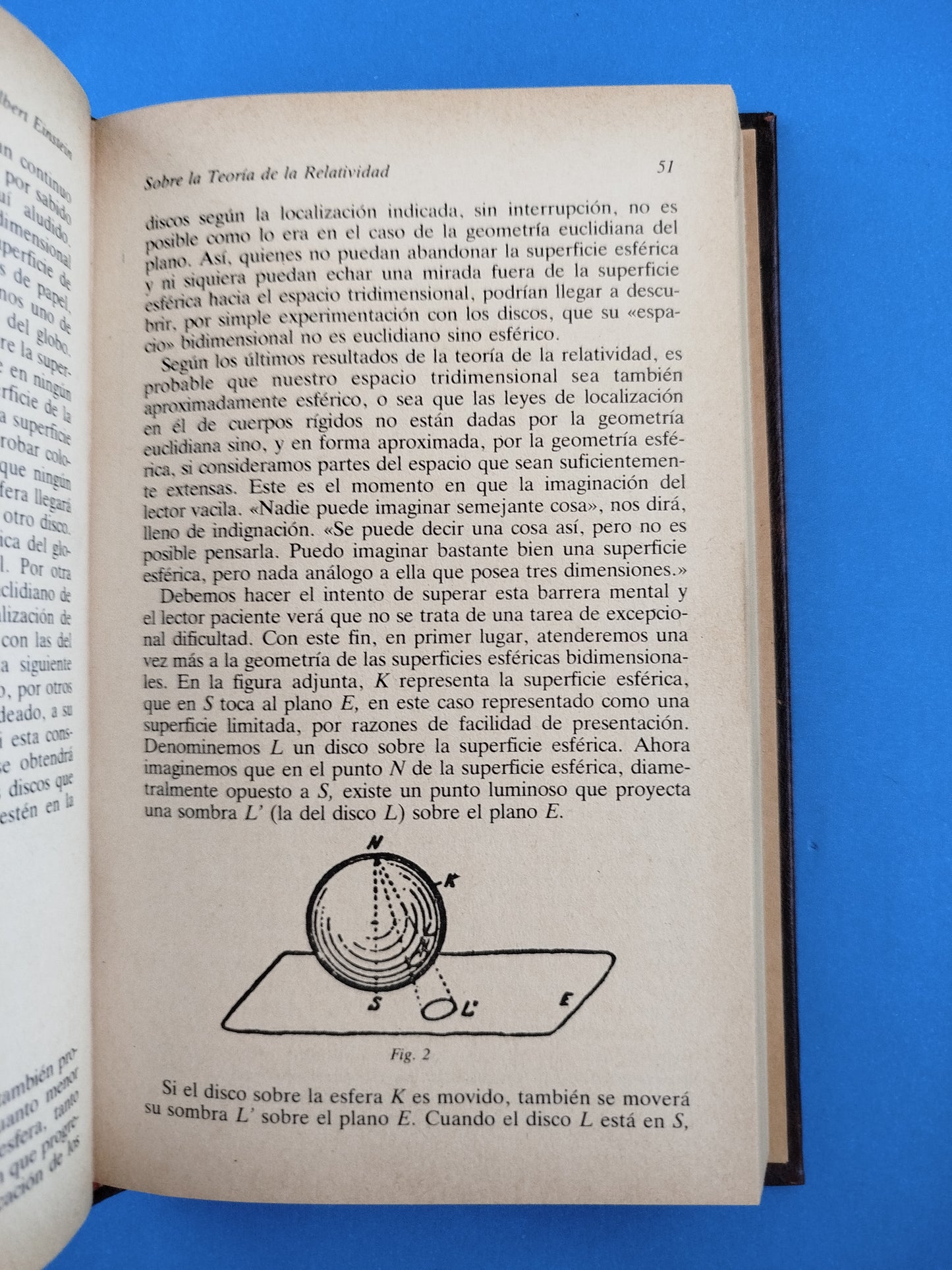Sobre la teoría de la relatividad