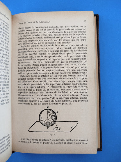 Sobre la teoría de la relatividad