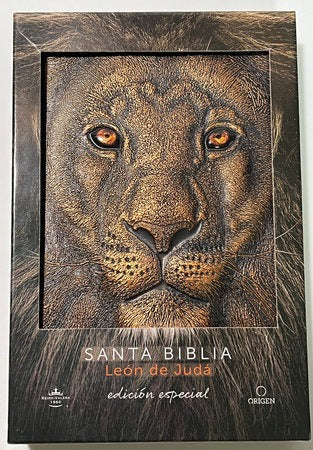 Biblia RVR 1960 Letra grande León de Judá edición especial bronce by Cipriano Valera