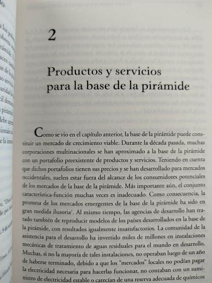 La nueva oportunidad de negocios en la base de la pirámide by C K Prahalad