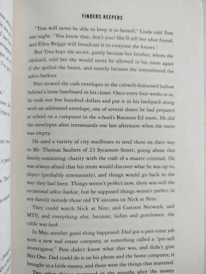 Finders keepers by Stephen King