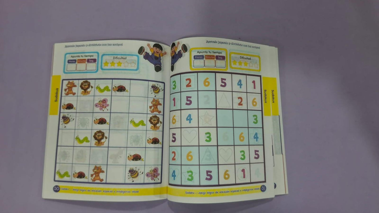 Pachito sudoku y otros juegos de agilidad mental para niños