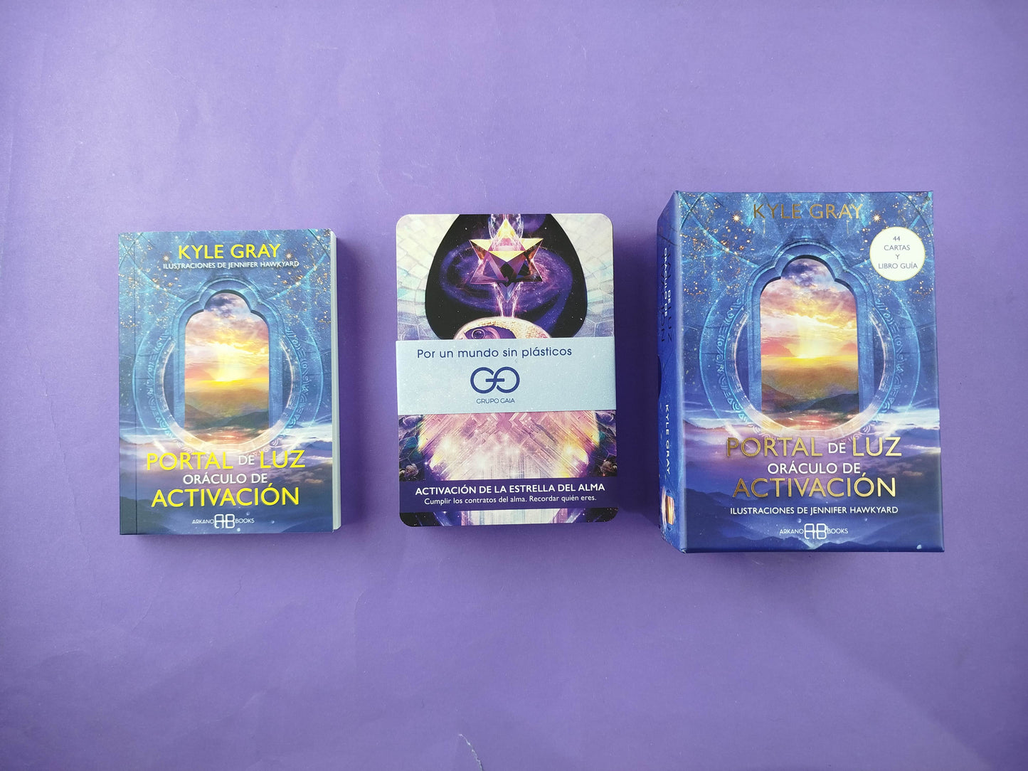 Portal de luz Oráculo de activación 44 cartas y libro guía