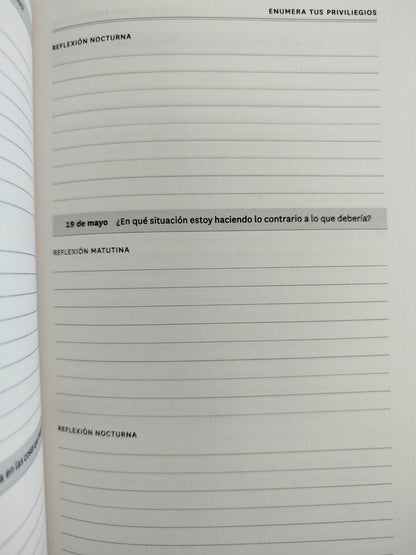 Agenda Del Diario Para Estoicos by Ryan Holiday