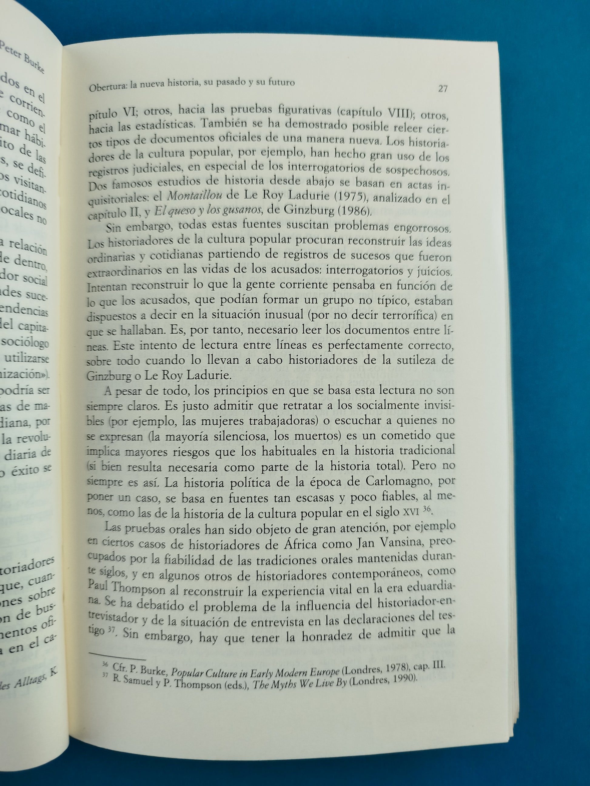 Formas de hacer Historia by Peter Burke