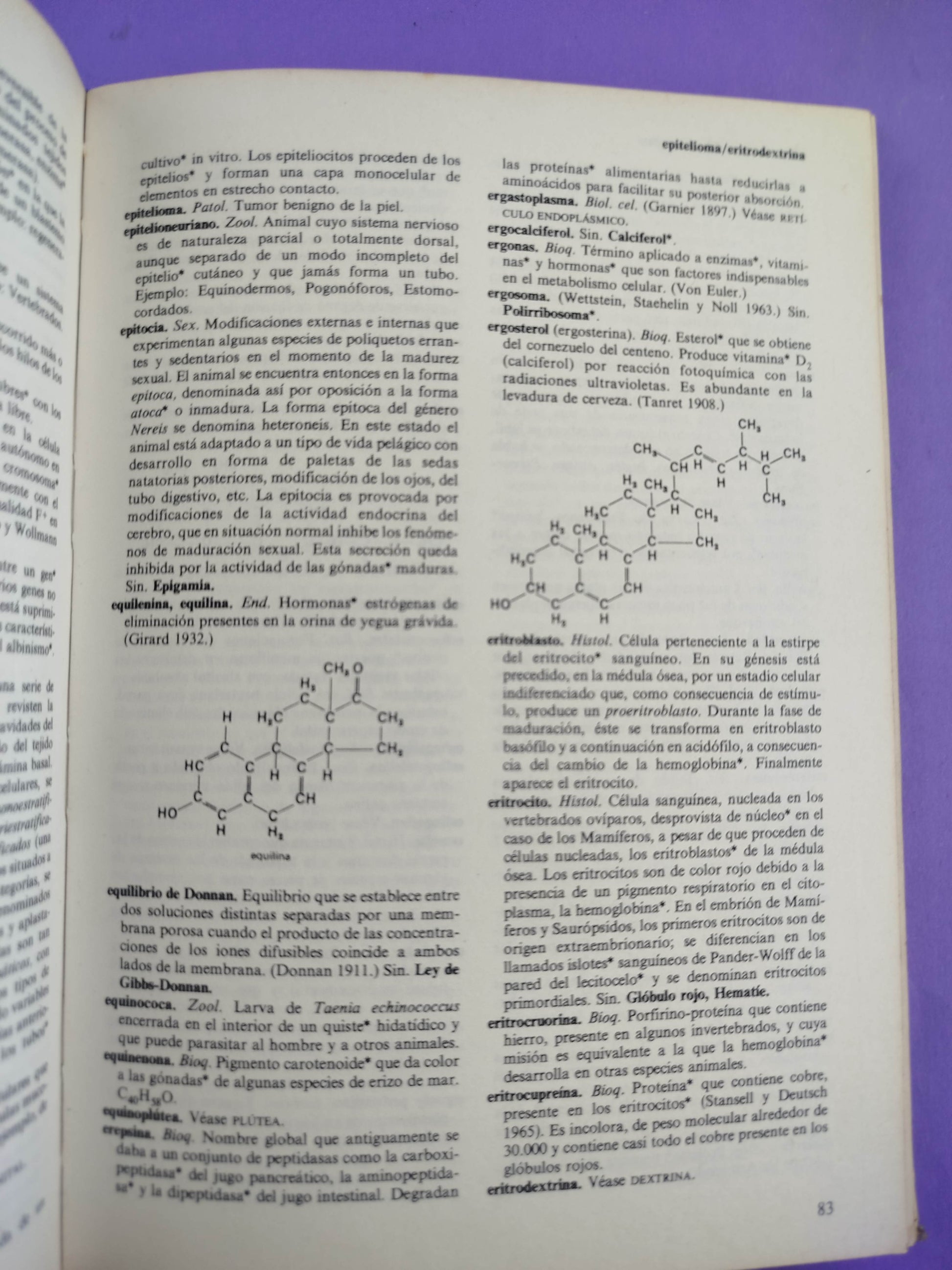 Diccionario de Biología by Lender-Delavault y Le Moigne
