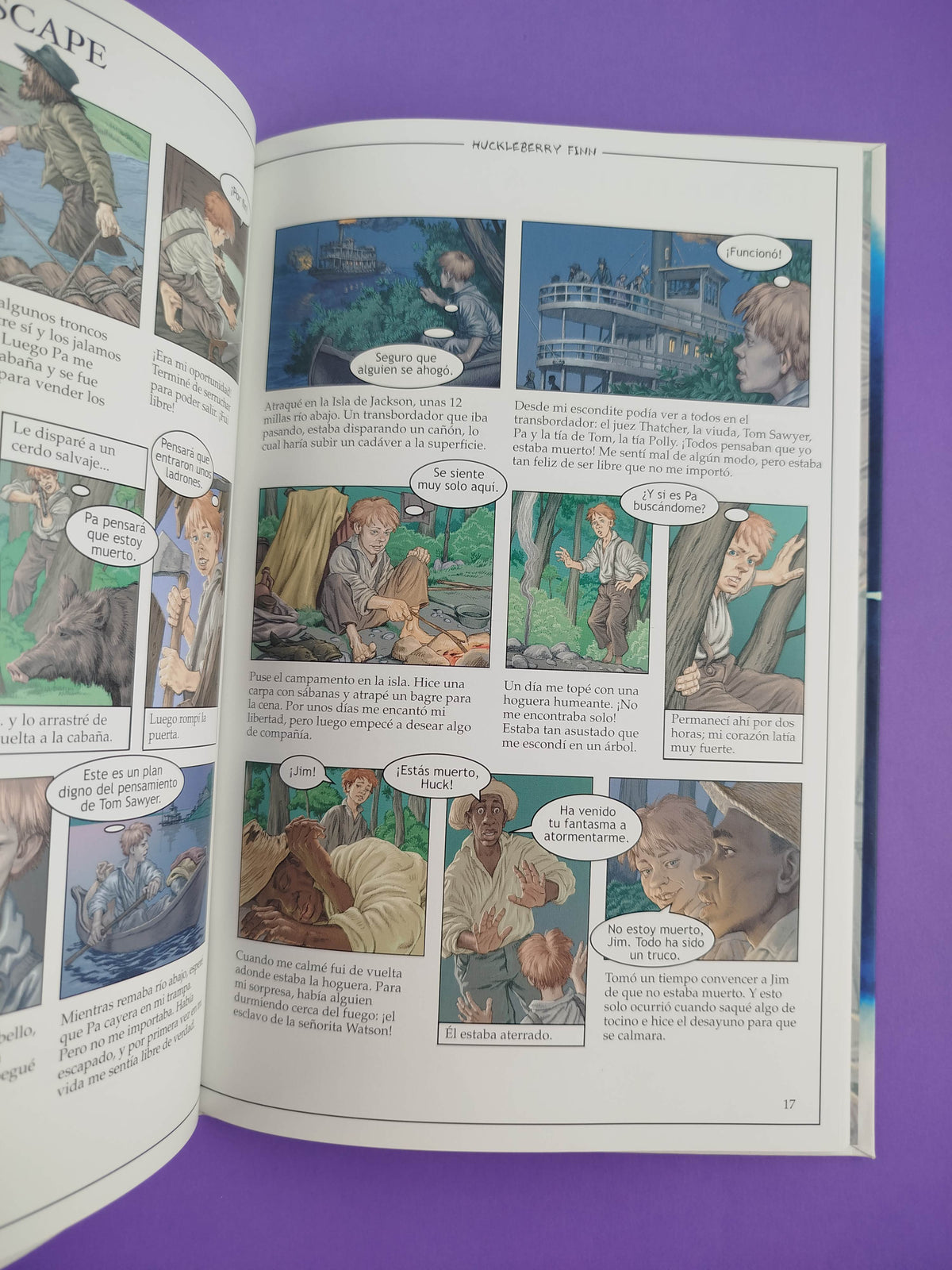 Las aventuras de Huckleberry Finn by Mark Twain