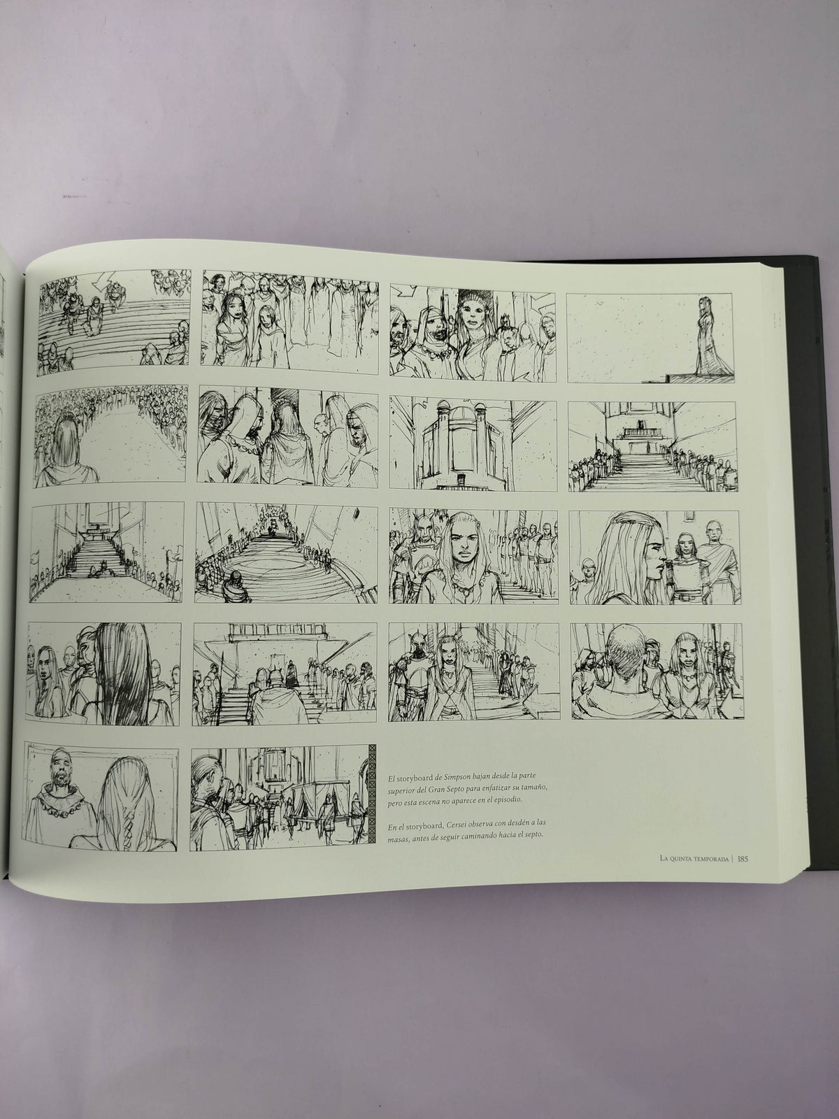 Juego de Tronos Storyboards by William Simpson y Michael Kogge