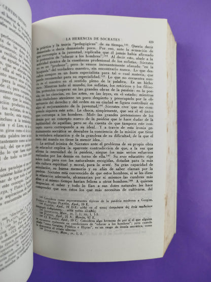 Paideia: los ideales de la cultura griega by Werner Jaeger