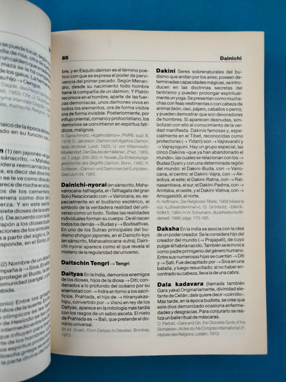 Diccionario de dioses y diosas, diablos y demonios