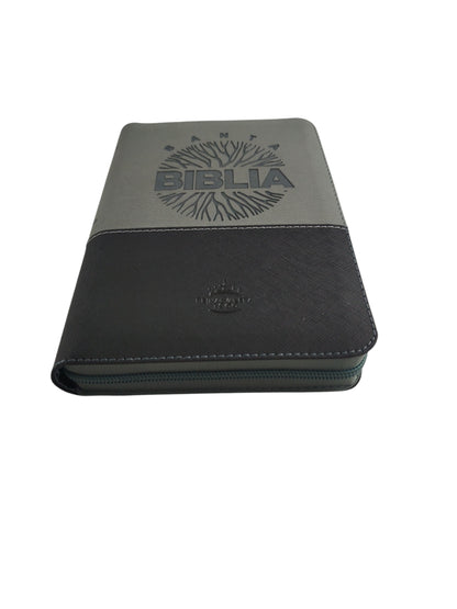 Biblia rvr con índice Gris negra canto plateado by Varios