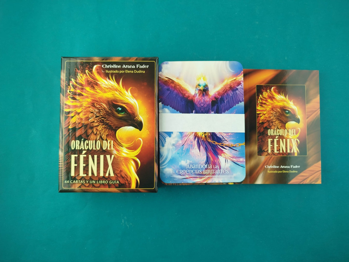 Oráculo del Fénix 44 cartas y un libro guía