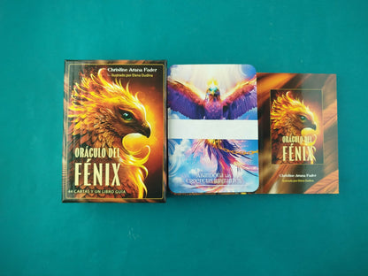Oráculo del Fénix 44 cartas y un libro guía