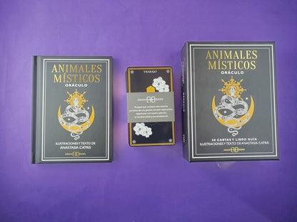 Animales místicos Oráculo 50 cartas y libro guía