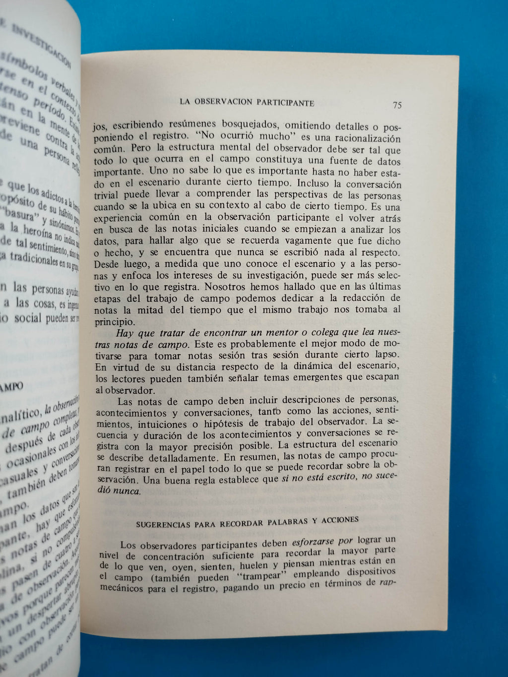Introducción a los métodos cualitativos de investigación by S.J Taylor/ R. Bogdan