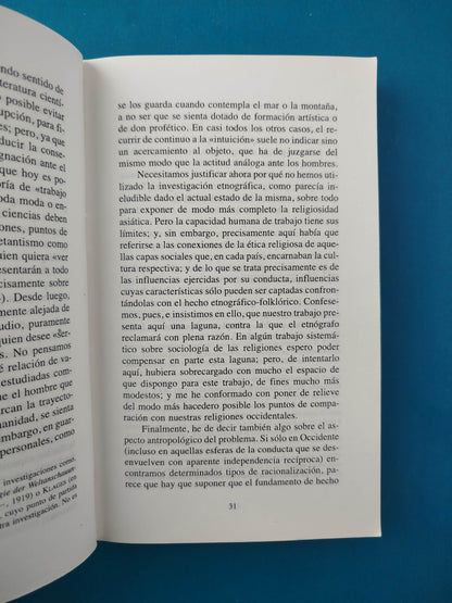 La Ética Protestante y El Espíritu del Capitalismo
