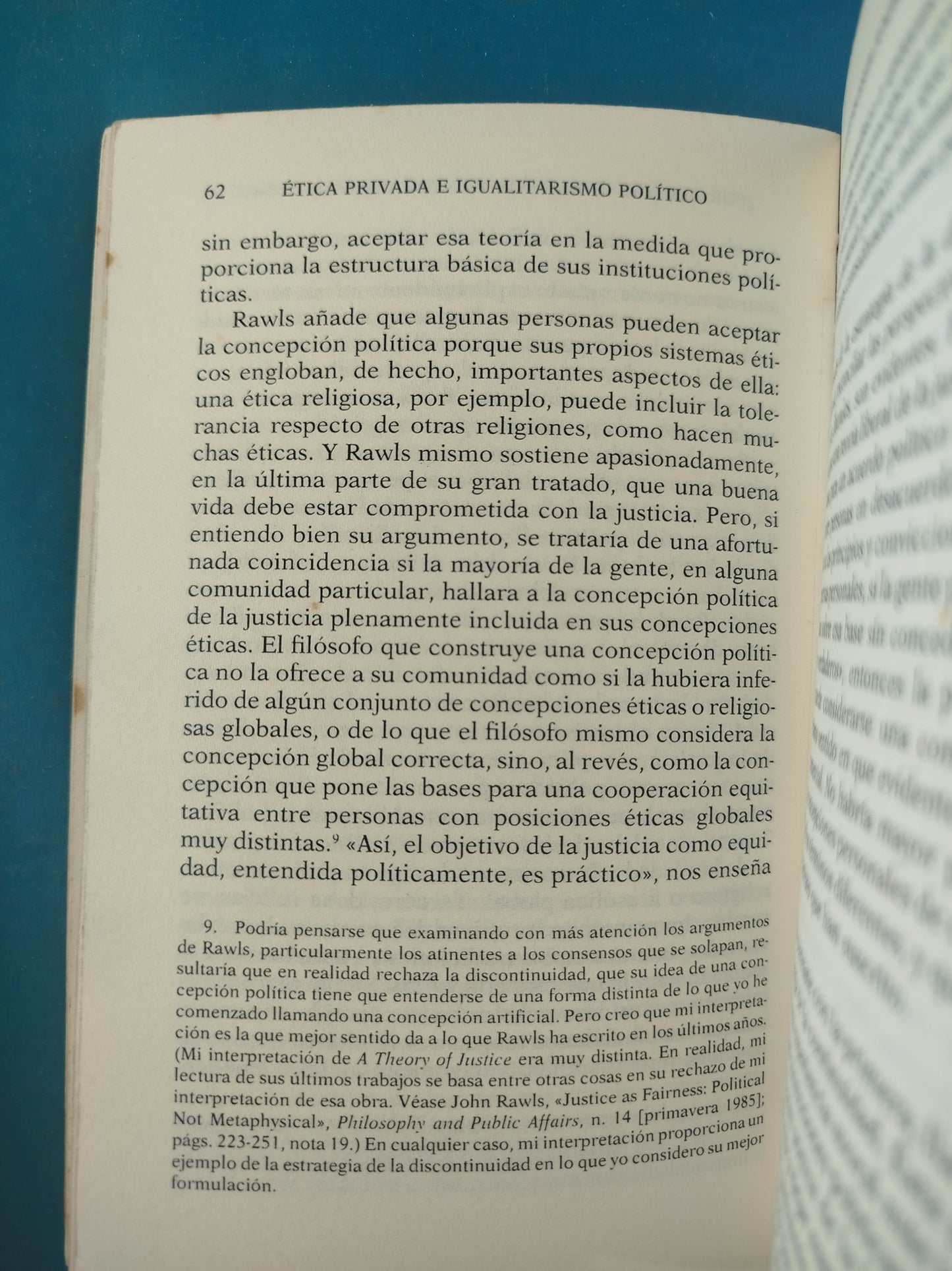 Ética privada e igualitarismo político