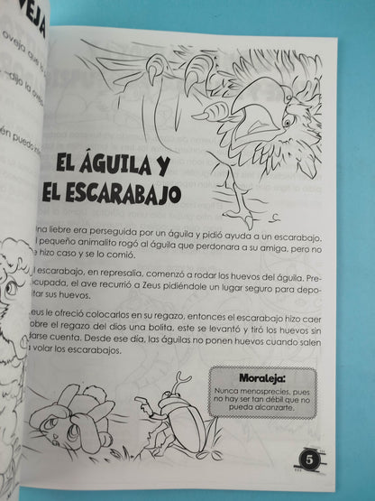 Fábulas para colorear vol 2 by Mario Ignacio Galvis