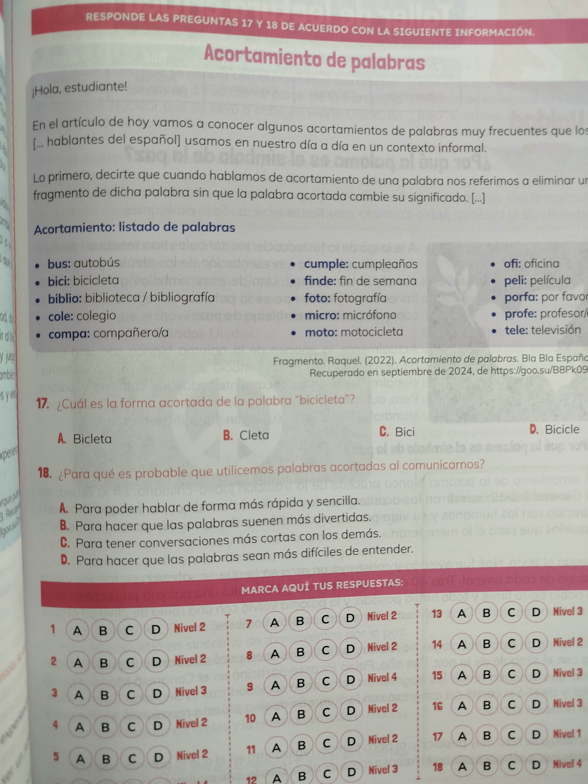 Enlace C comprensión de lectura y escritura by varios