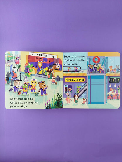 Osito Tito ¡Vamos en avión!