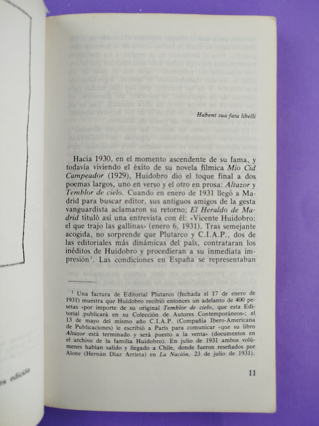 Altazor Temblor de cielo by Vicente Huidobro