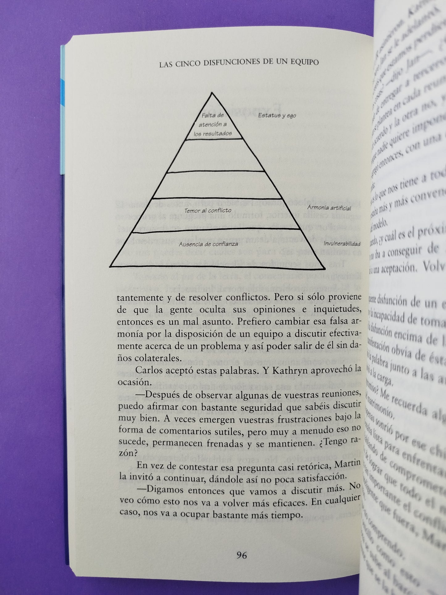 Las cinco disfunciones de un equipo: Un inteligente modelo para formar un equipo cohesionado y eficaz