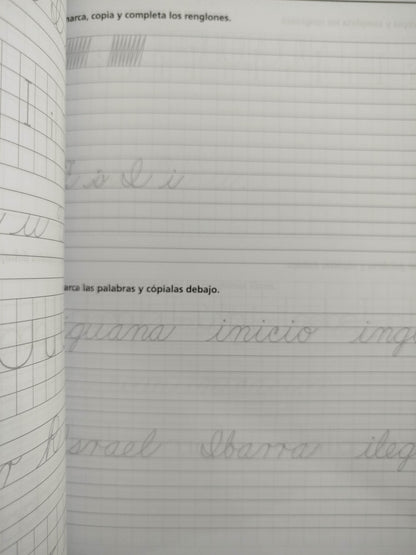 Ejercicios de Caligrafía 1 de primaria by Varios