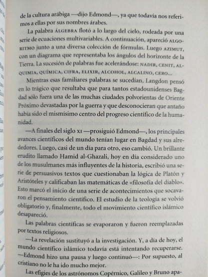 Origen Dan Brown by Dan Brown