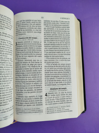 Biblia nvi letra grande cuero italiano negra by Nueva Versión Internacional