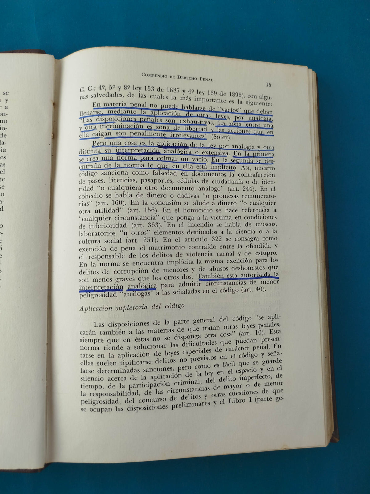 Compendio De Derecho Penal by Antonio Vicente Arenas