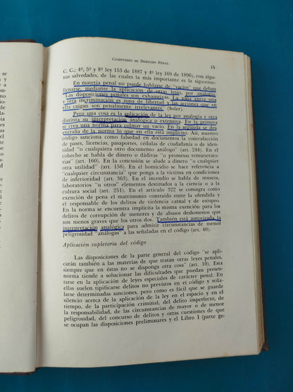 Compendio De Derecho Penal
