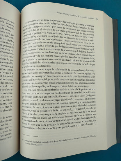 El derecho de sociedades y el gobierno de la sociedad anónima: el interés social, órganos, accionistas y administradores