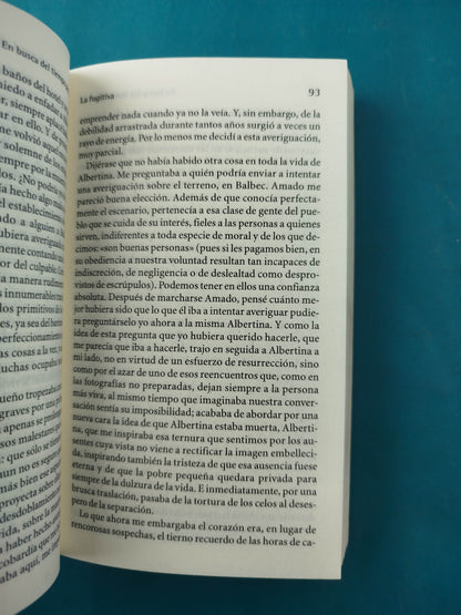 En busca del tiempo perdido La fugitiva vol 6